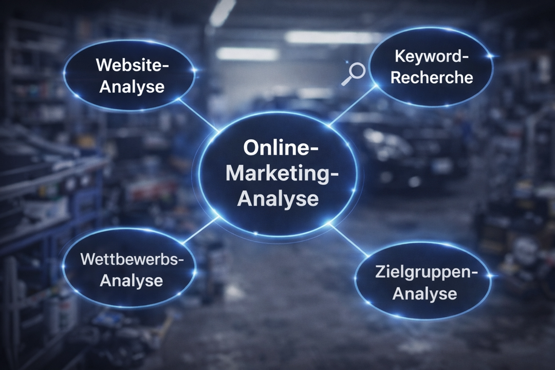 Online Marketing Analyse für Autoaufbereiter
