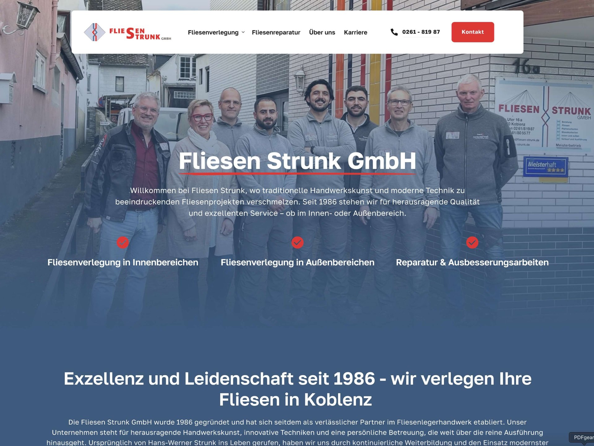 Website Fliesen Strunk GmbH