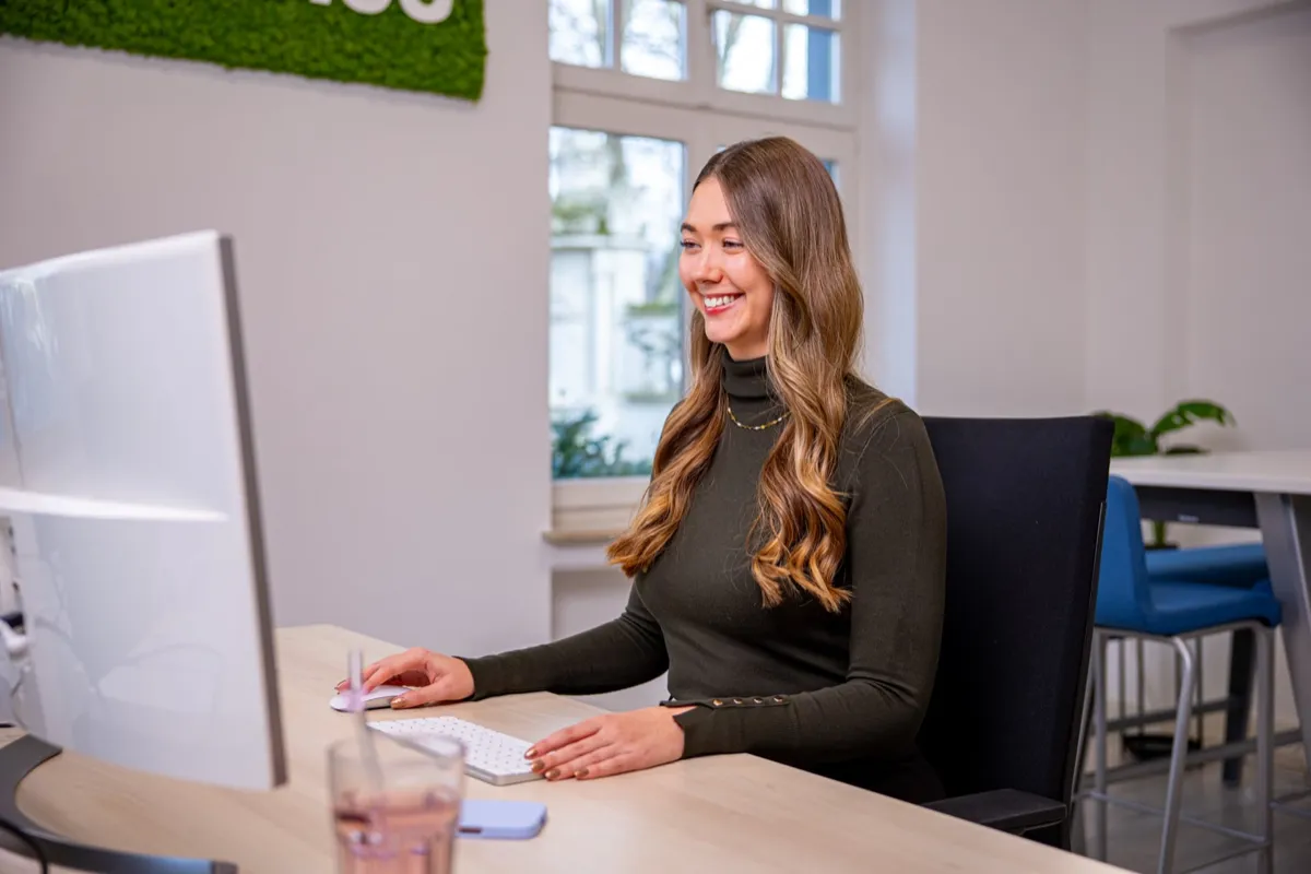 Im modernen Büro