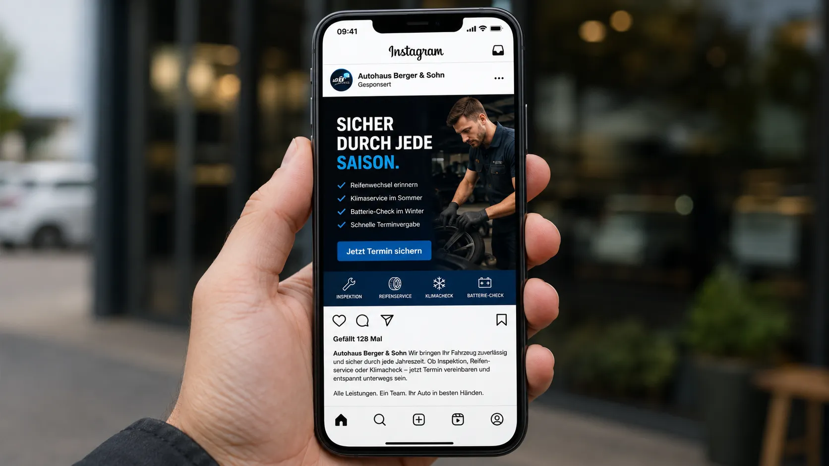 Saison-Ads auf Facebook & Instagram