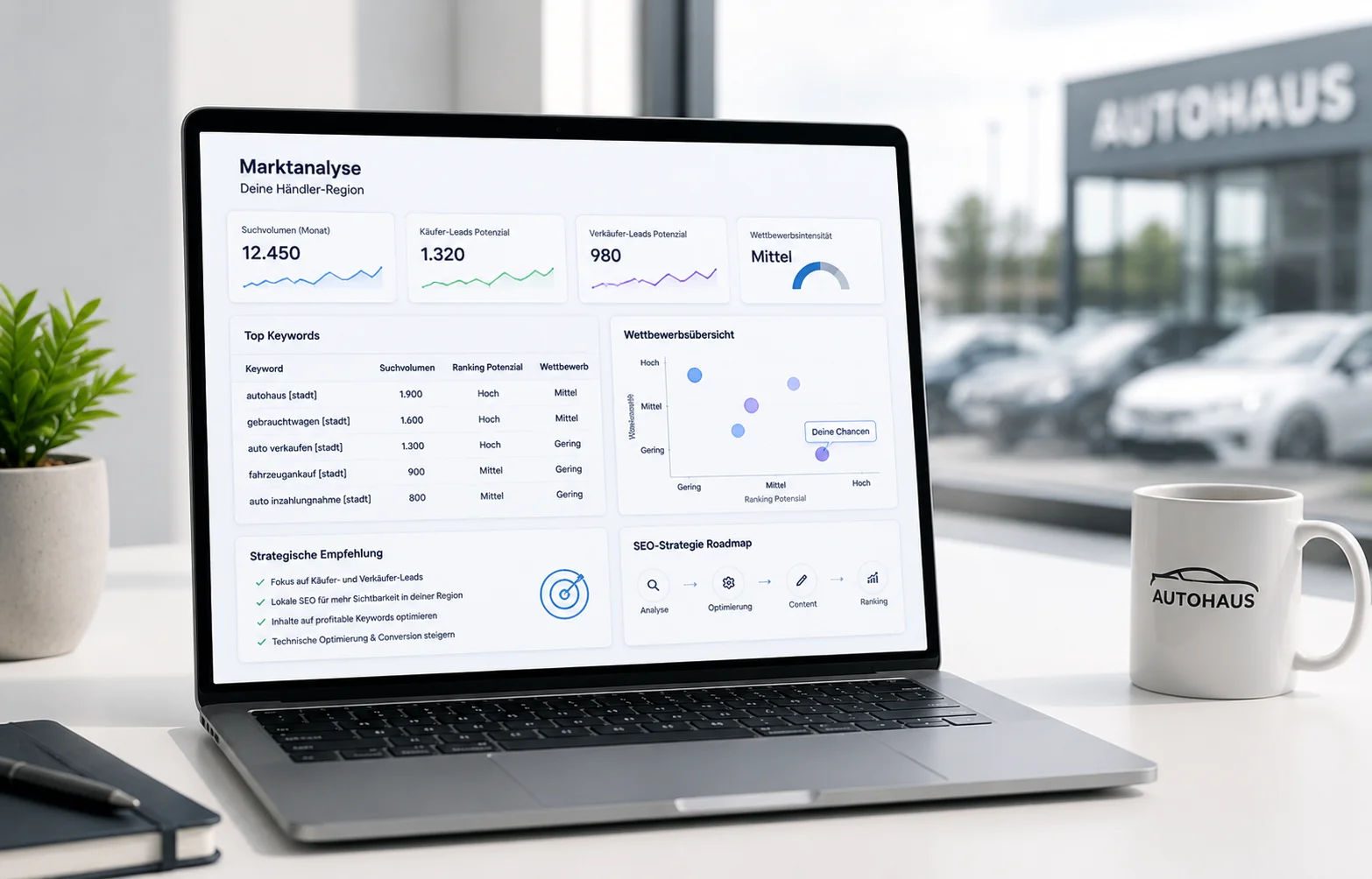 Marktanalyse & SEO-Strategie für deine Händler-Region