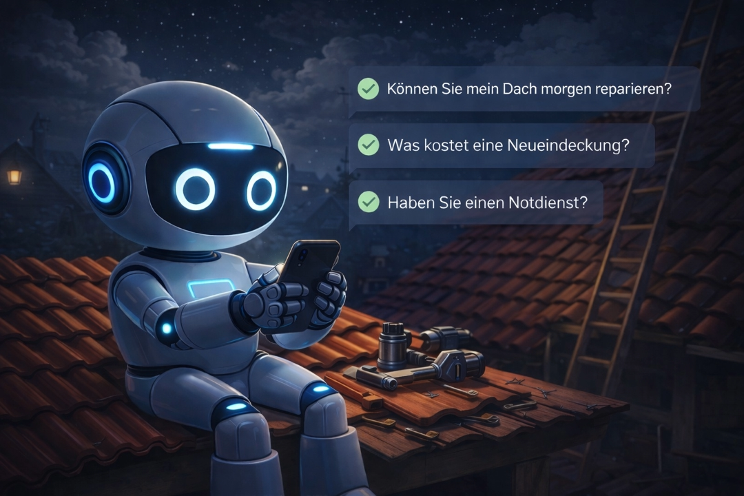 24/7 Erreichbarkeit für Dachdeckerbetriebe