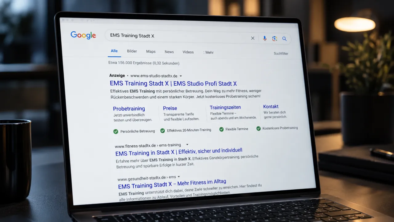 Google Ads für Menschen, die jetzt ein Studio suchen