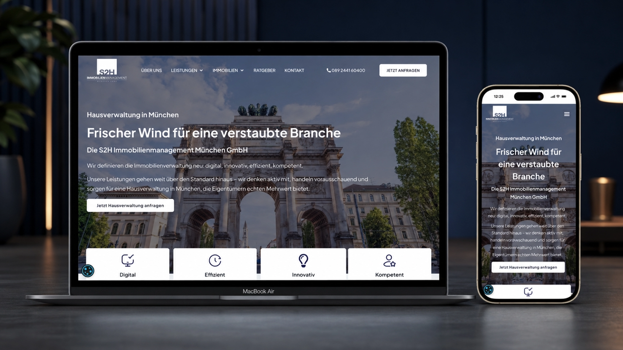 Website & SEO, die digitale Mandats-Maschine