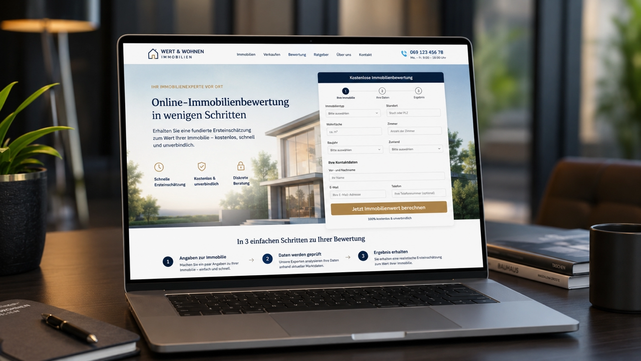 Online-Immobilienbewertung als Eigentümer-Magnet