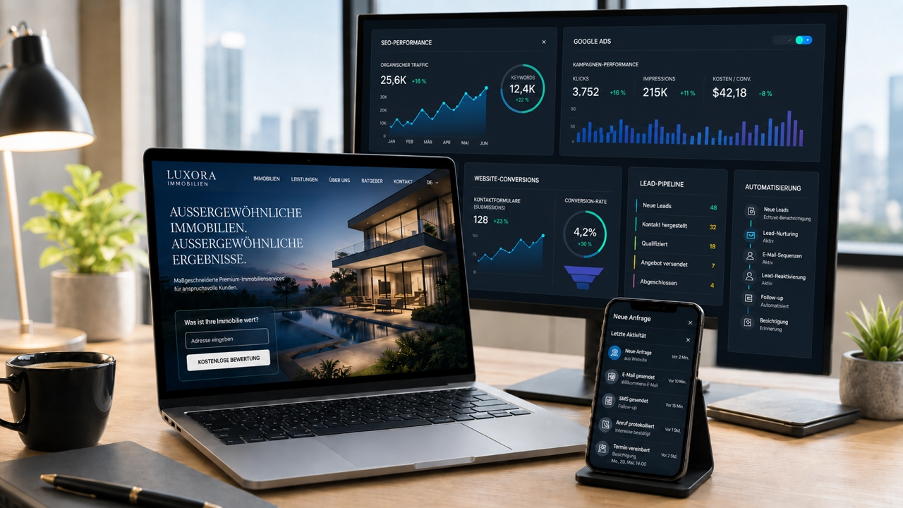 SEO im Makler-Marketing-Gesamtsystem
