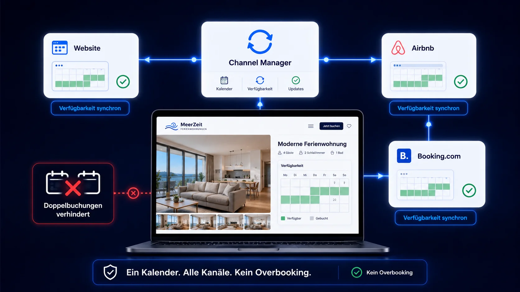 Channel Manager Integration ohne Overbooking