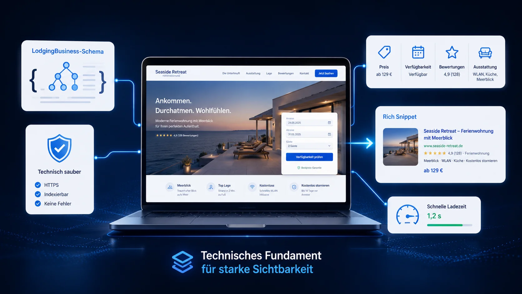 Technisches Fundament und LodgingBusiness-Schema