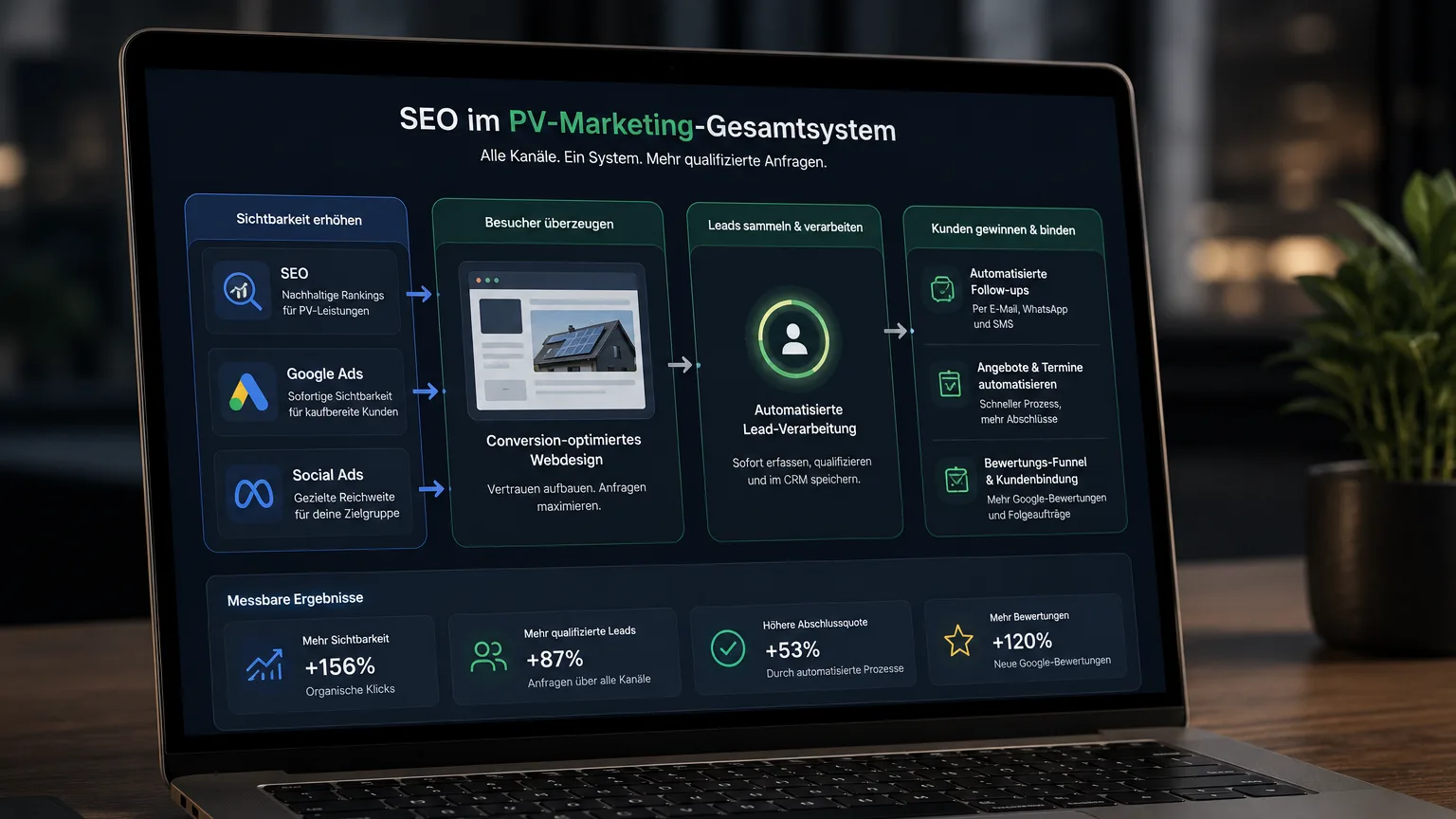 SEO im PV-Marketing-Gesamtsystem