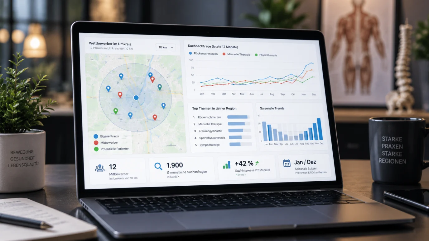 Marktanalyse & SEO-Strategie für dein Einzugsgebiet