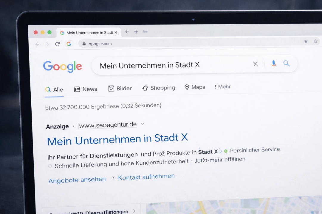 Google Suchwerbung für Fensterbauer