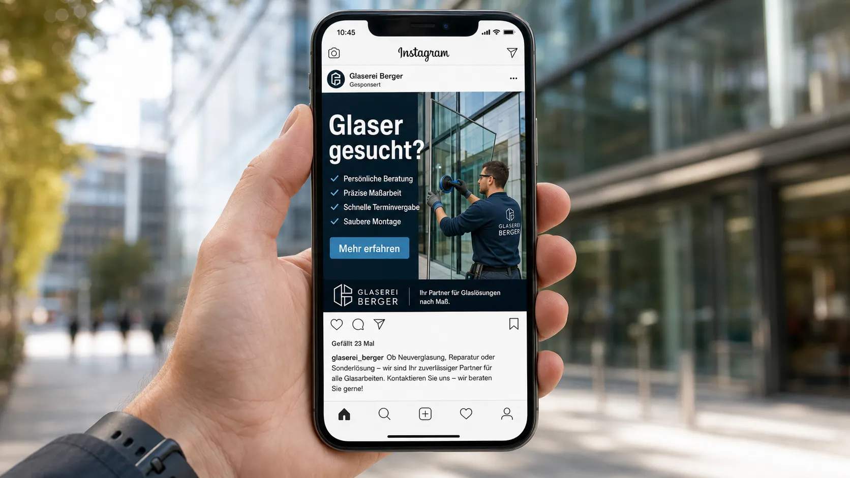 Werbung mit Rendite-Fokus