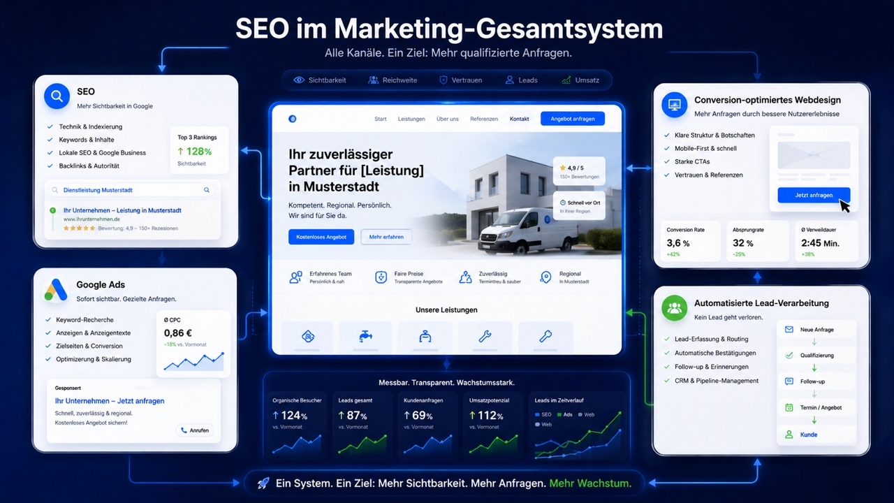 SEO im Marketing-Gesamtsystem