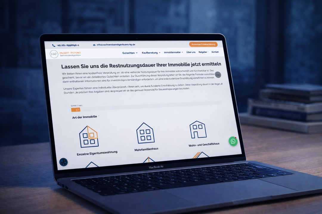 Bewertungstool für Immobilienmakler