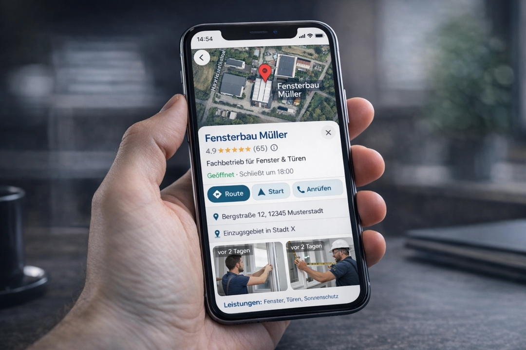 Google Maps Optimierung für Fensterbauer