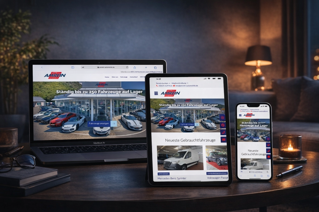 Website für Autohändler