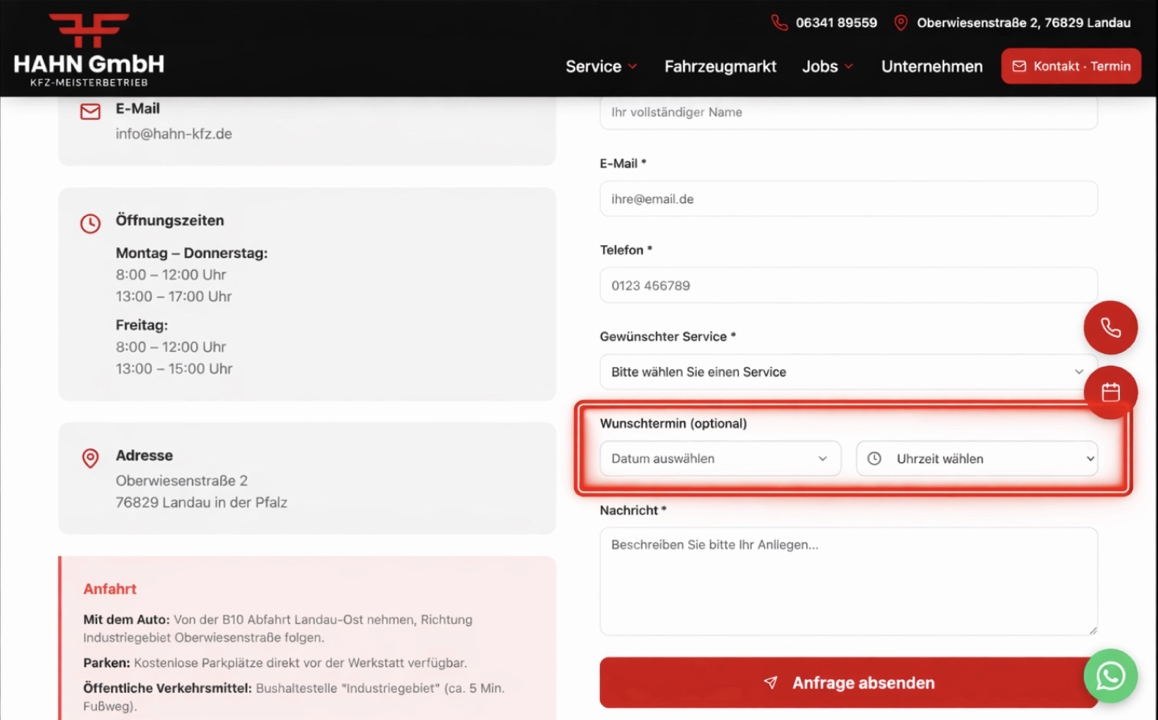 Online Terminbuchung