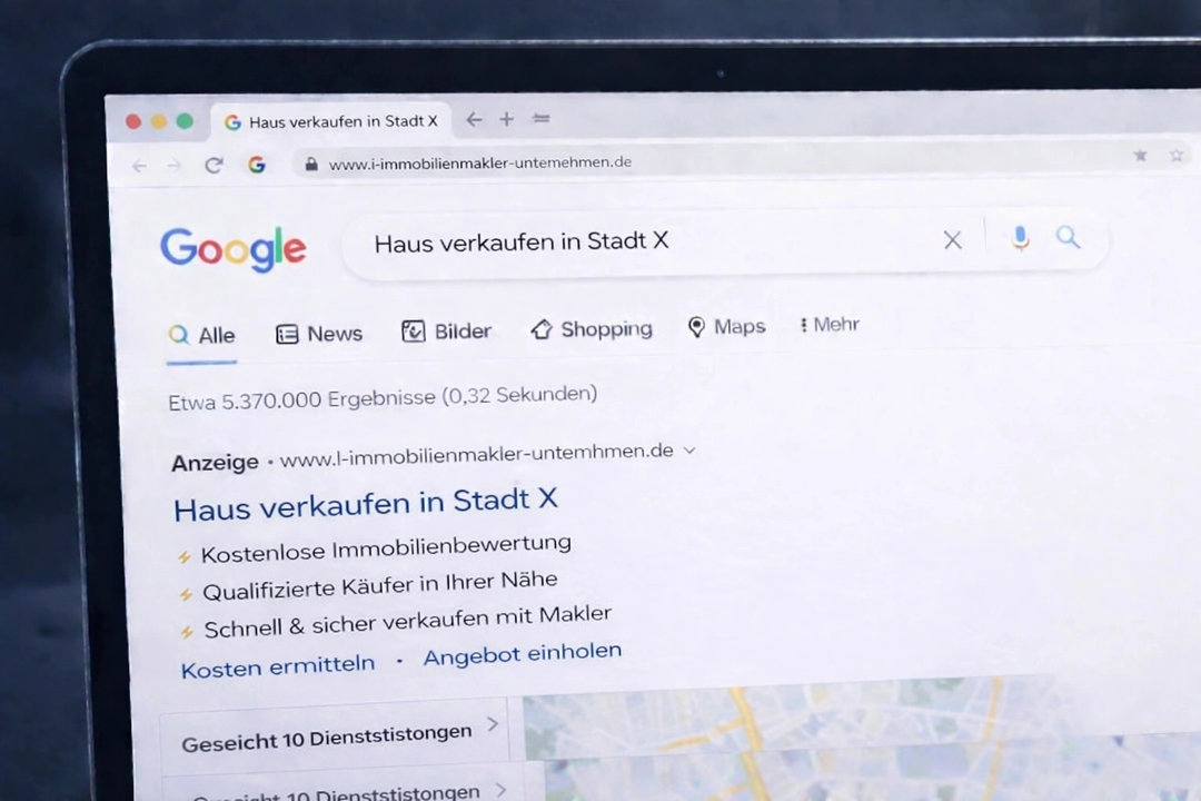 Google Ads für Immobilienunternehmen