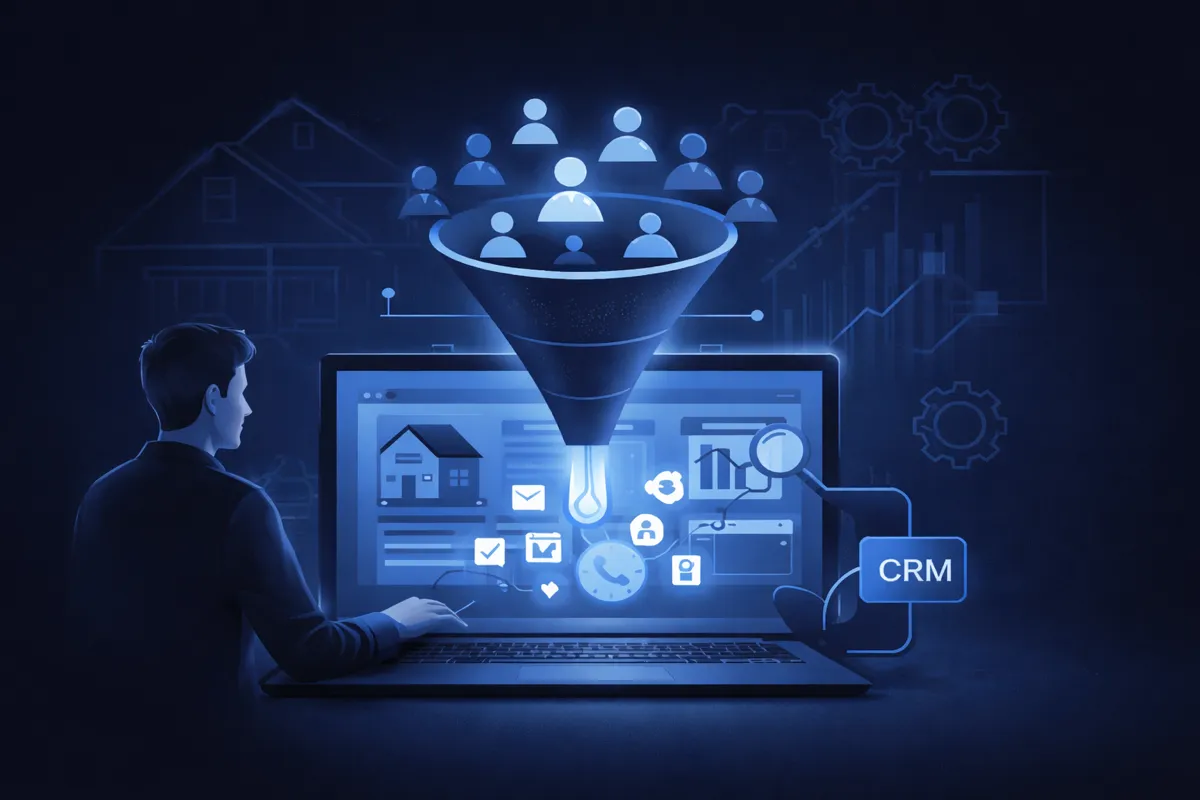 Digitaler Marketing-Funnel für Immobilienmakler