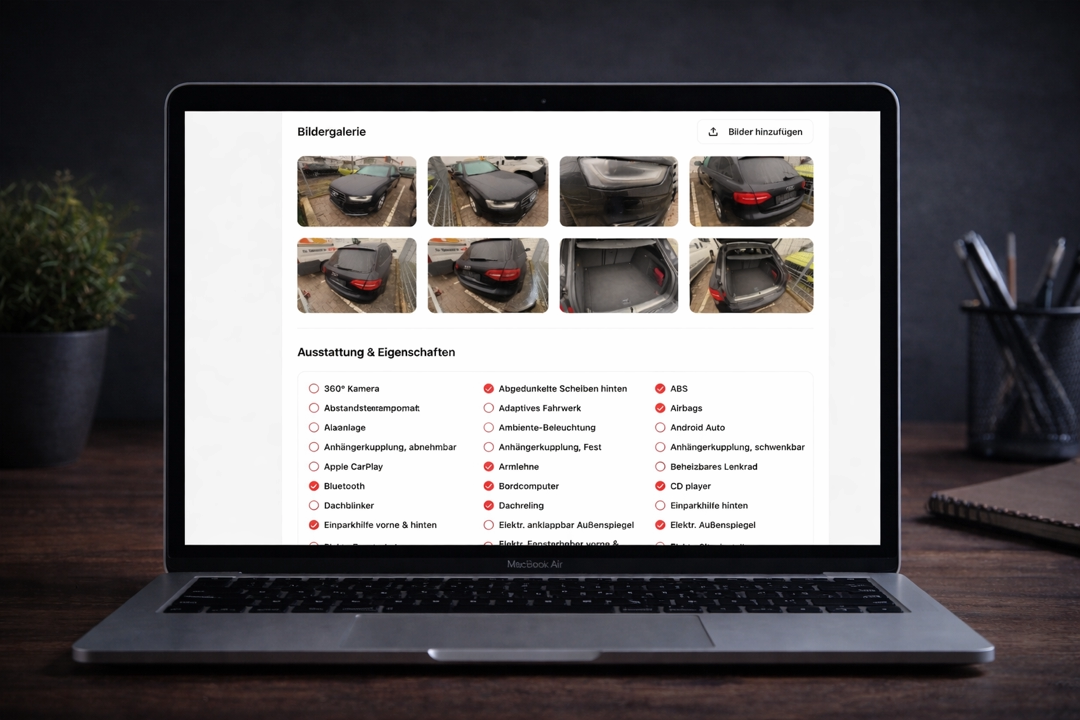 Fahrzeug-Management für Autohändler