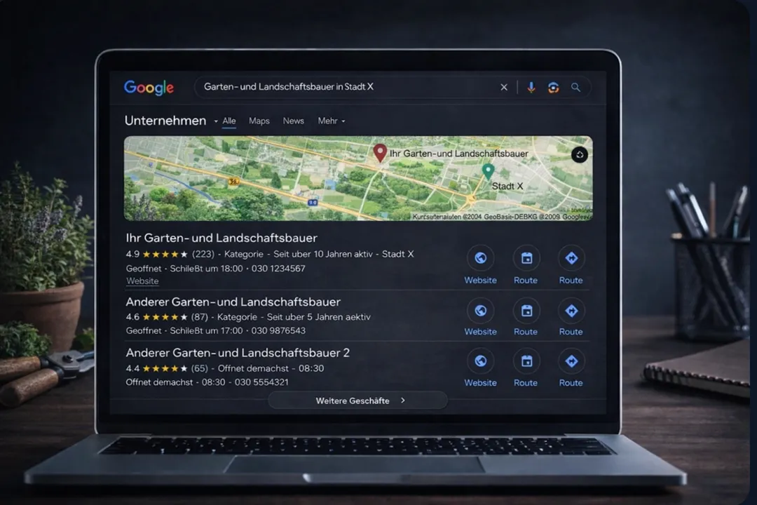 Lokale SEO-Optimierung für GaLaBau-Betriebe