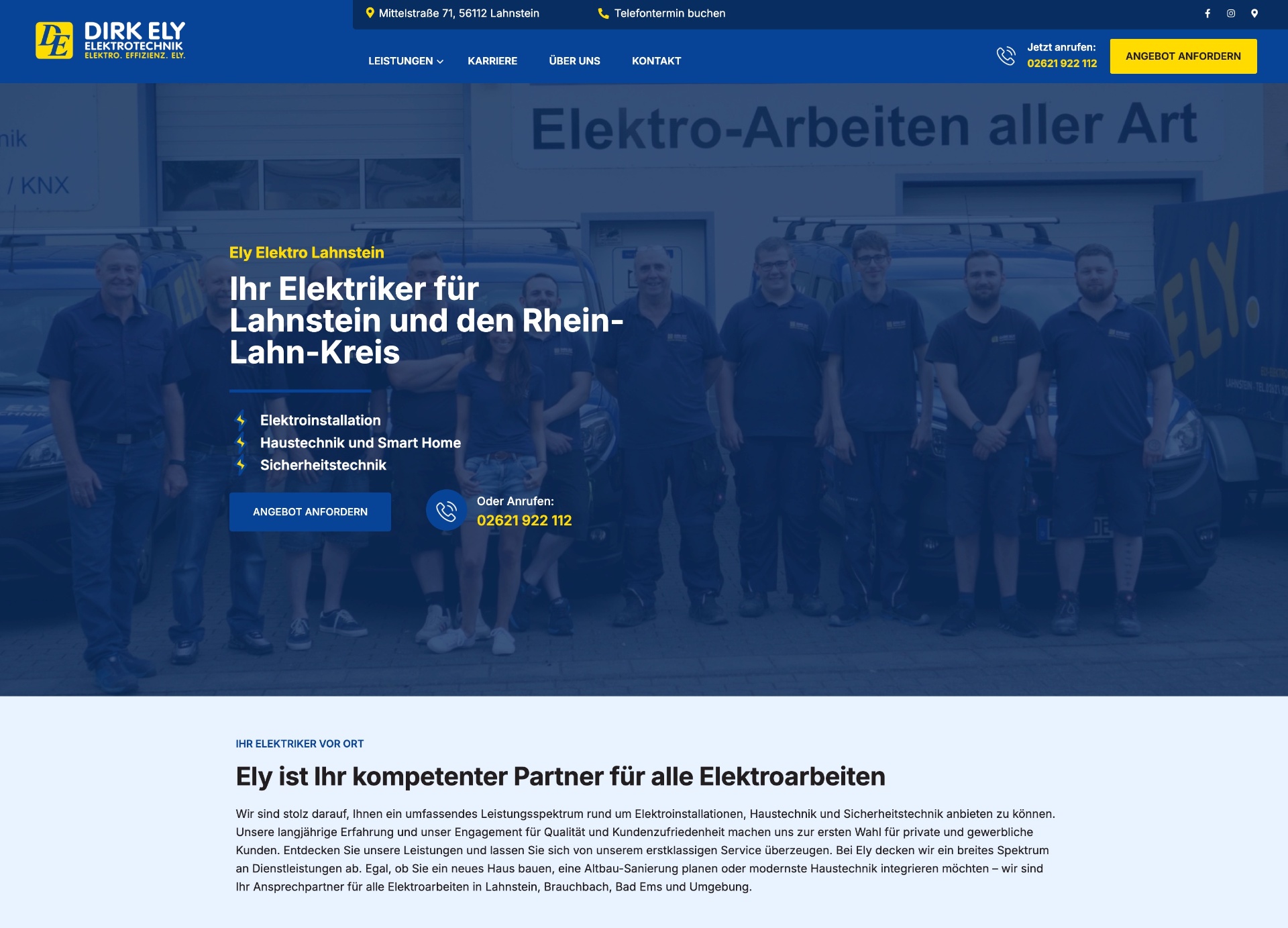 Website Ely Elektro