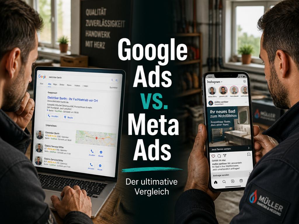 Google Ads vs. Meta Ads: Der ultimative Vergleich