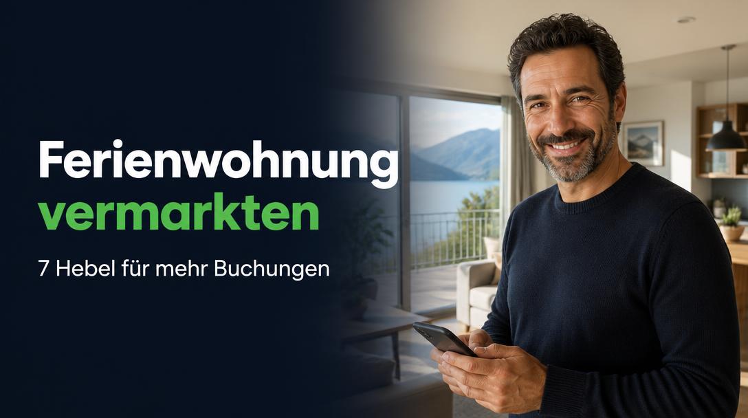 Ferienwohnung vermarkten: 7 Hebel für mehr Buchungen