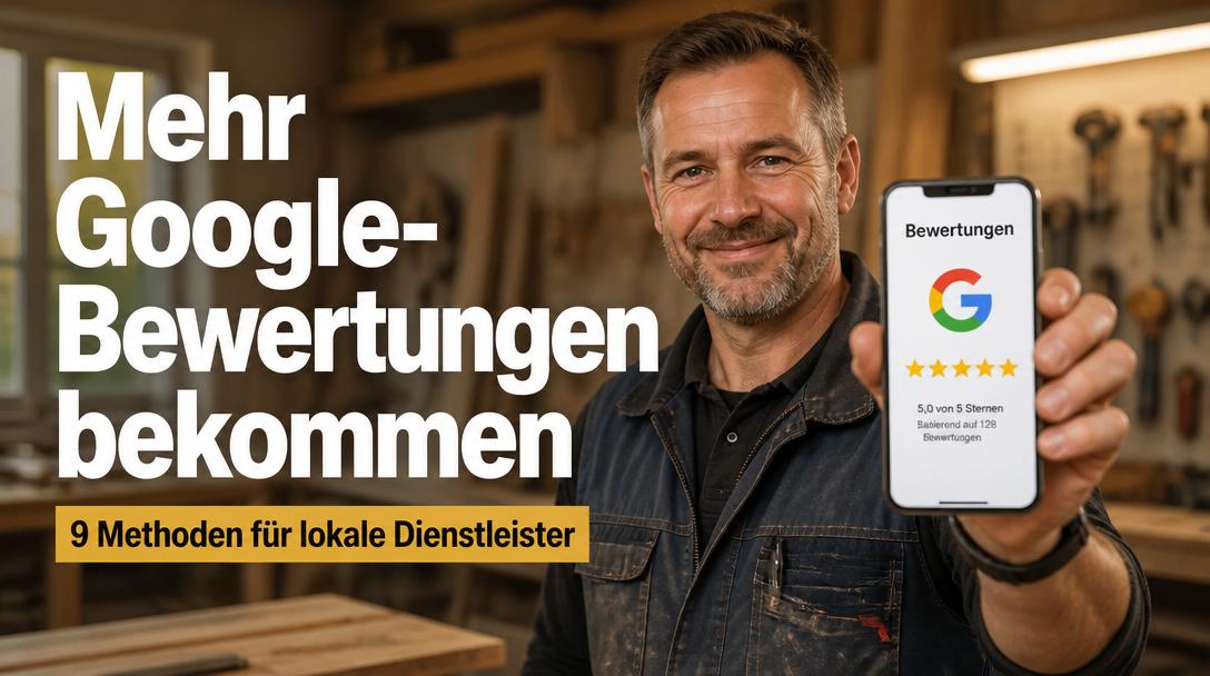 Mehr Google Bewertungen bekommen: 9 Methoden für lokale Dienstleister