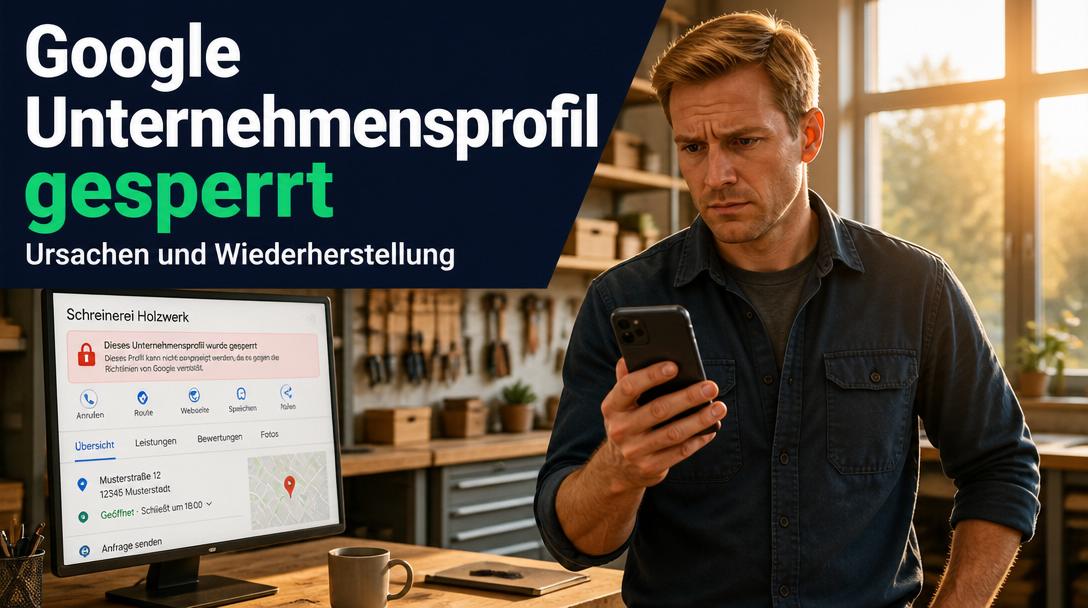 Google Unternehmensprofil gesperrt: So bekommst du dein Profil zurück