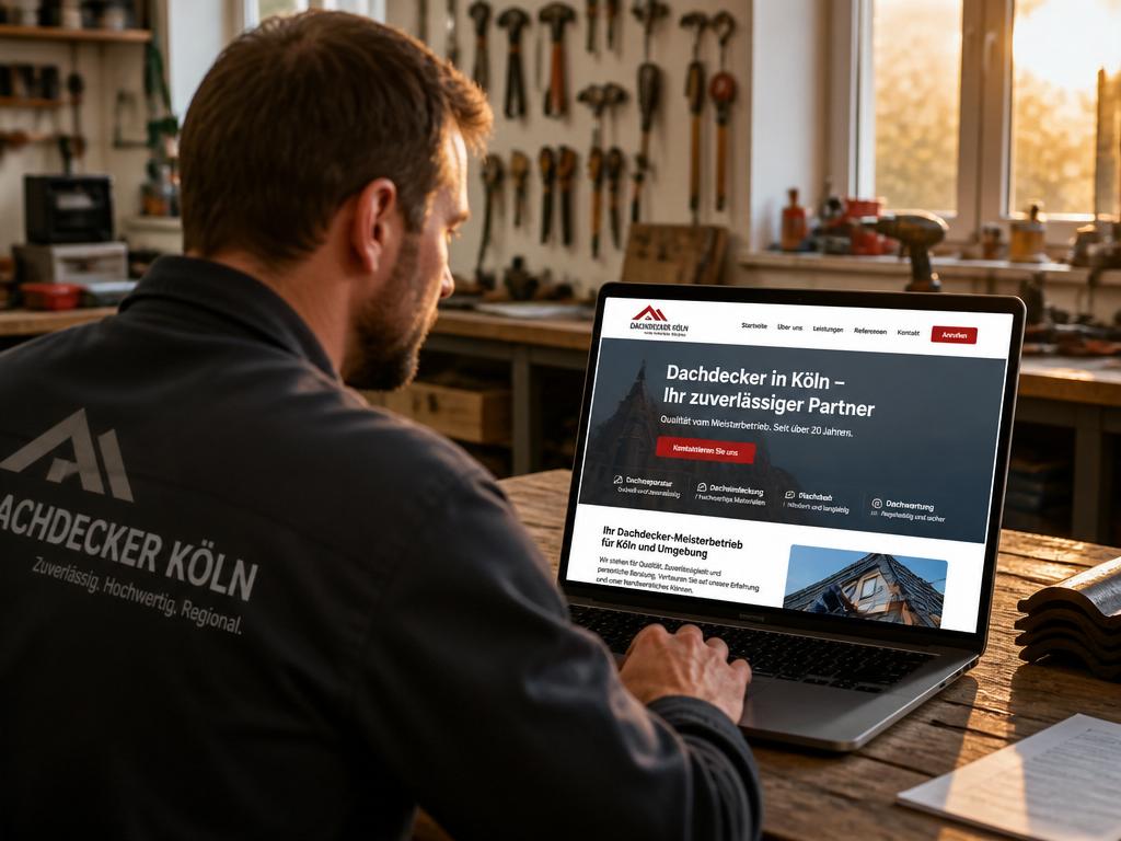Handwerker-Website 2026: 7 Elemente die heute Pflicht sind