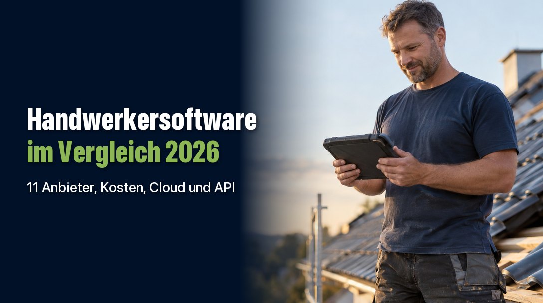 Handwerkersoftware 2026: Vergleich, Kosten und worauf es wirklich ankommt