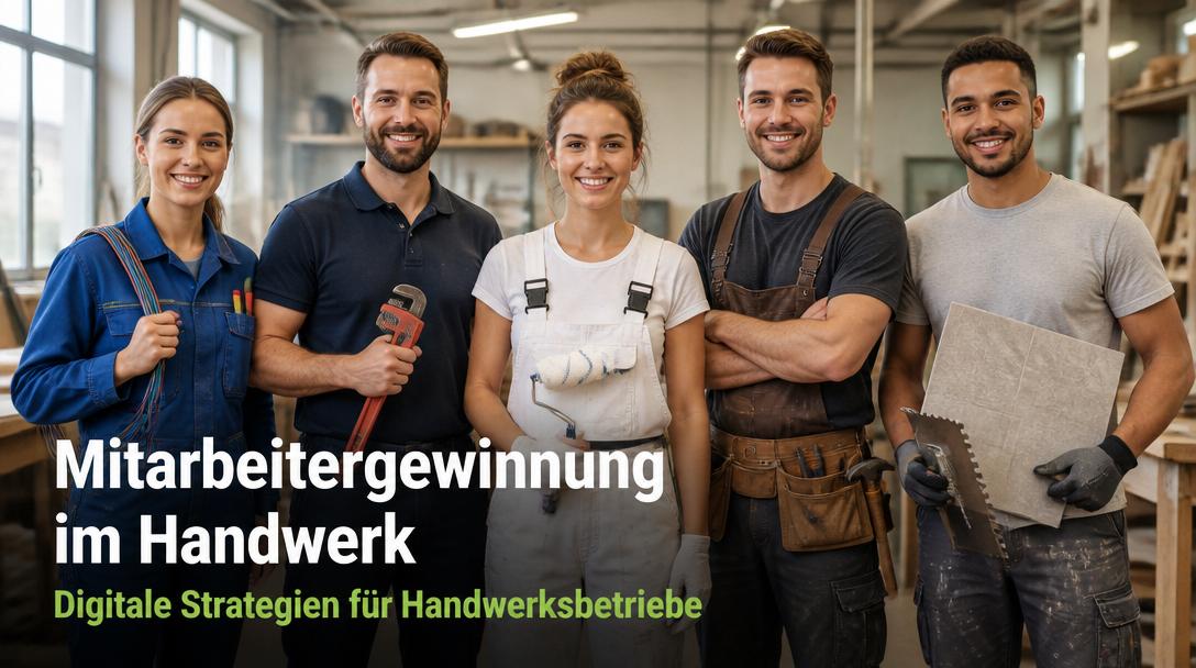 Mitarbeitergewinnung im Handwerk: Digitale Strategien für planbar mehr Bewerbungen