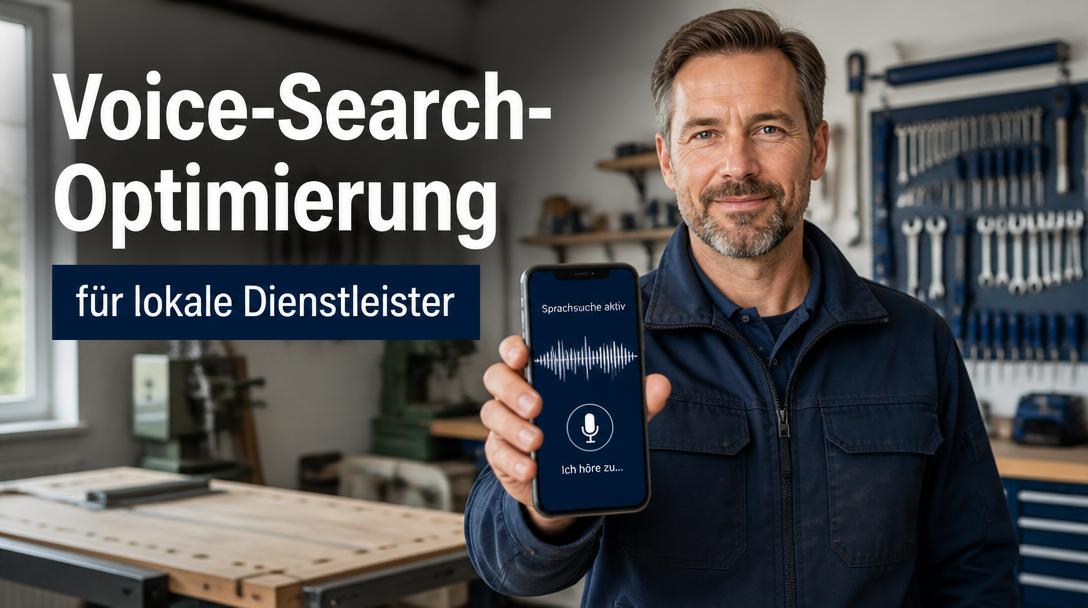 Voice Search Optimierung für Handwerker: So wirst du bei Sprachsuchen gefunden