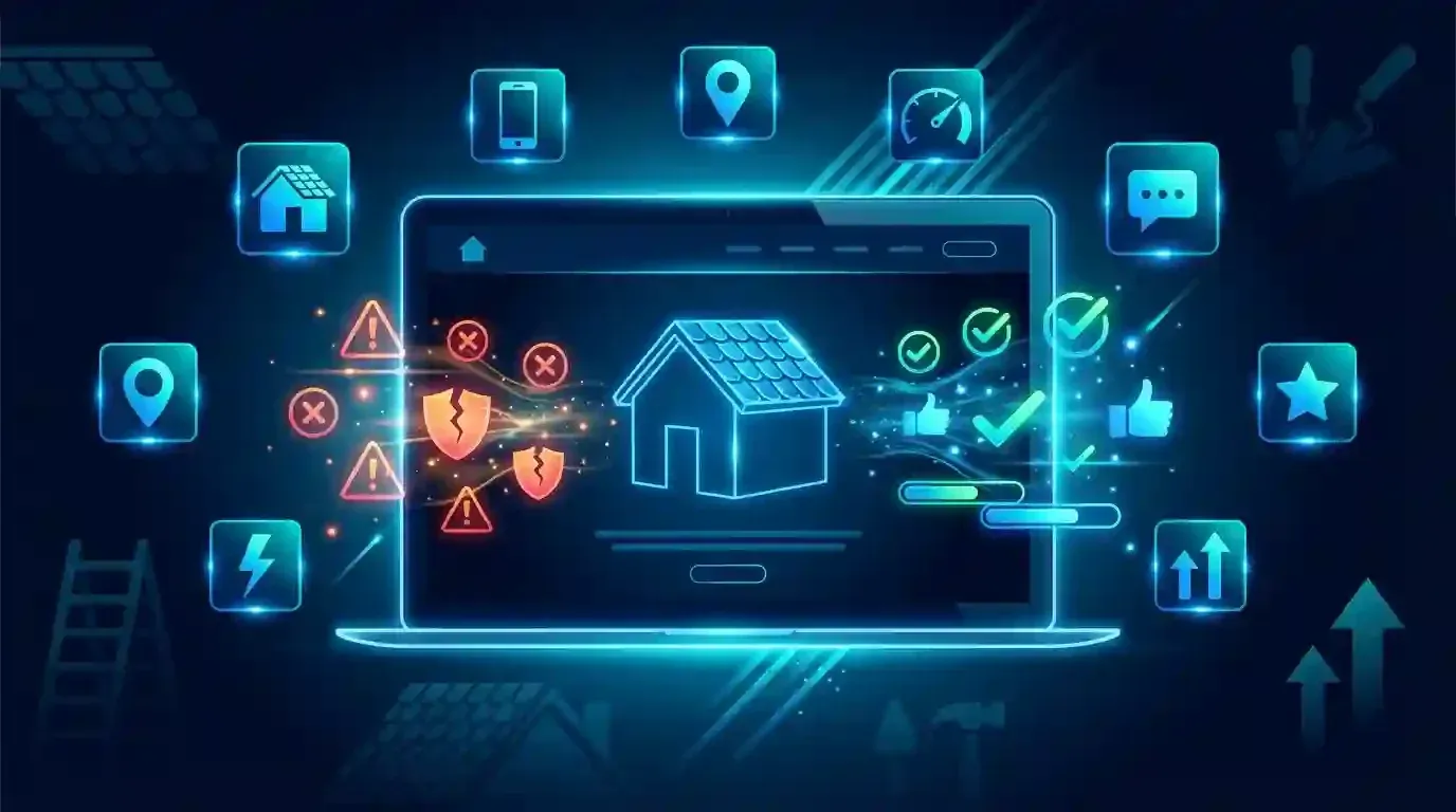 Die 11 häufigsten Dachdecker Website Fehler – und wie du sie vermeidest